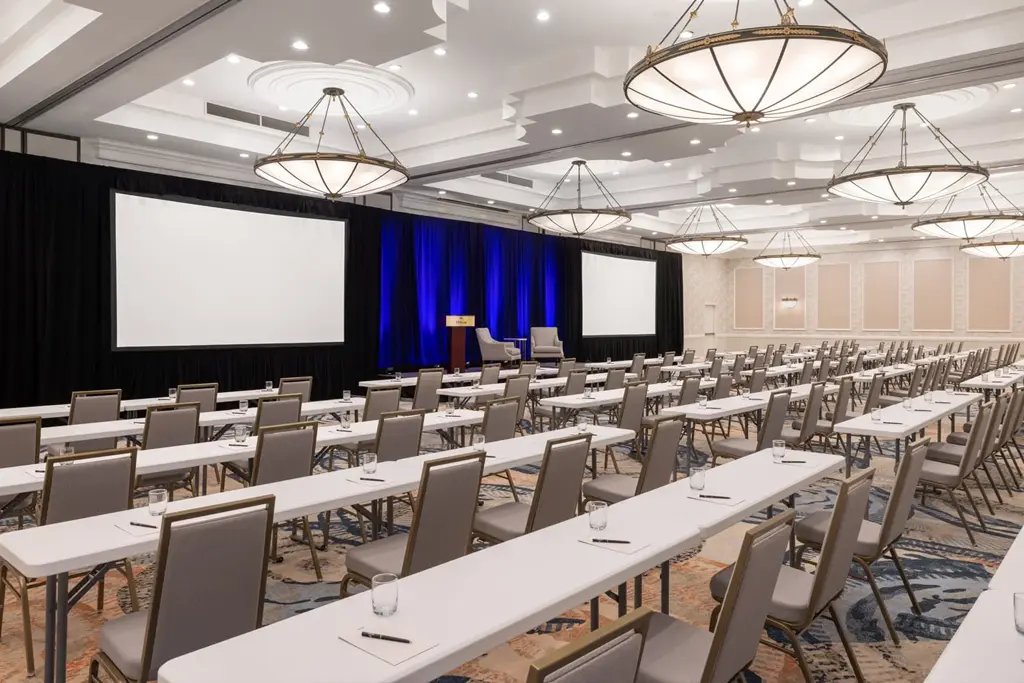 event spaces with Classroom setting