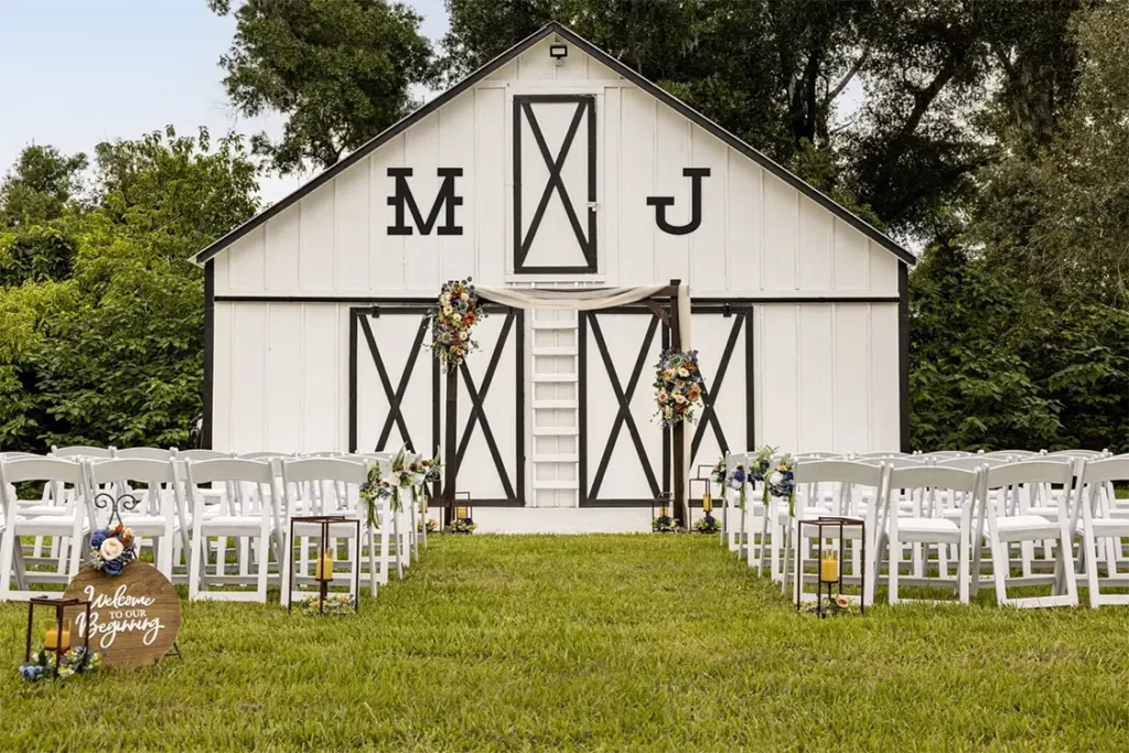 best outdoor wedding venues with barns in central florida