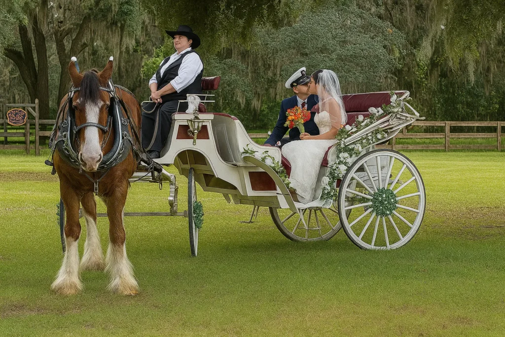 horse and carriage weddings in ocala florida